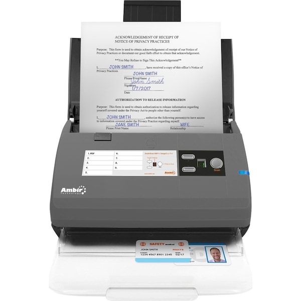 Ambir Ambir Ds820Ix Imagescan Pro 820Ix, 20Ppm/40Ipm Adf Duplex Scanner; DS820IX-ATH - main